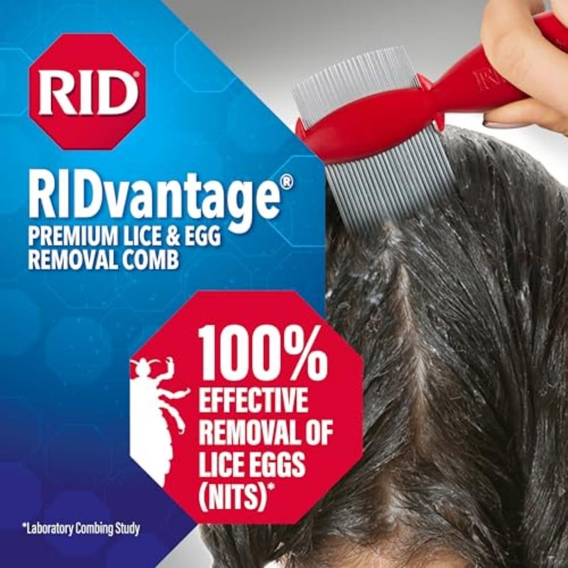 RIDvantage Premium Lice & Egg Removal Comb (Pack of 1) - Image 1
